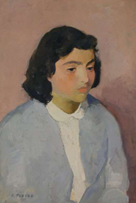 Ritratto di donna in azzurro
