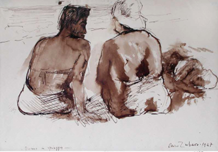 Donne in spiaggia