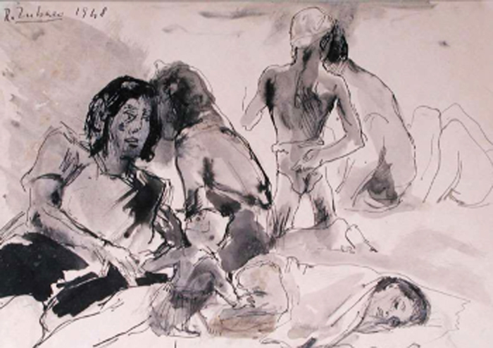 Figure in spiaggia