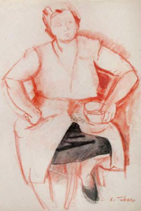 Donna seduta