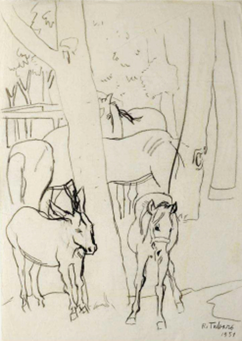 Animali tra gli alberi