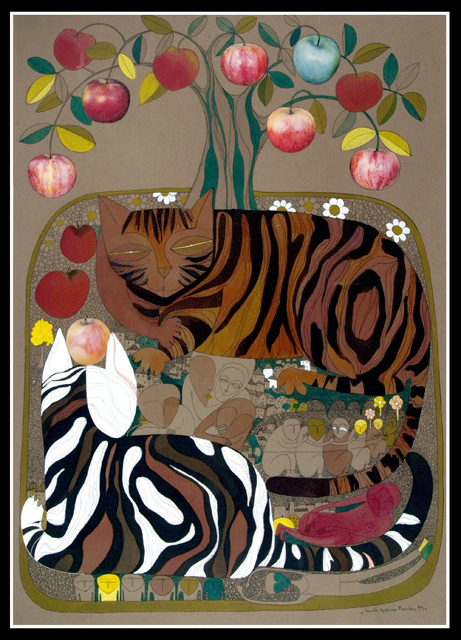 Gatti sotto l'albero