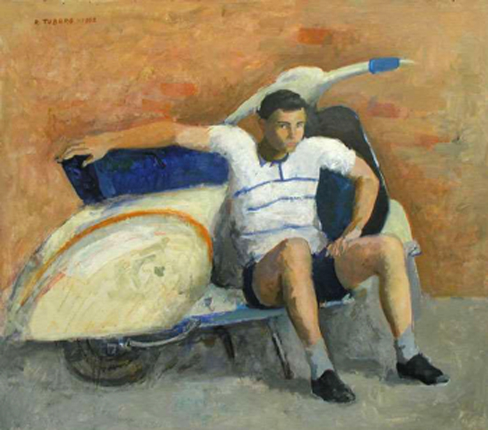 Ragazzo e Vespa