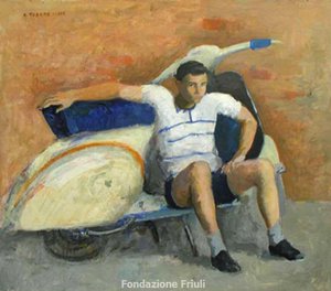 Ragazzo e Vespa