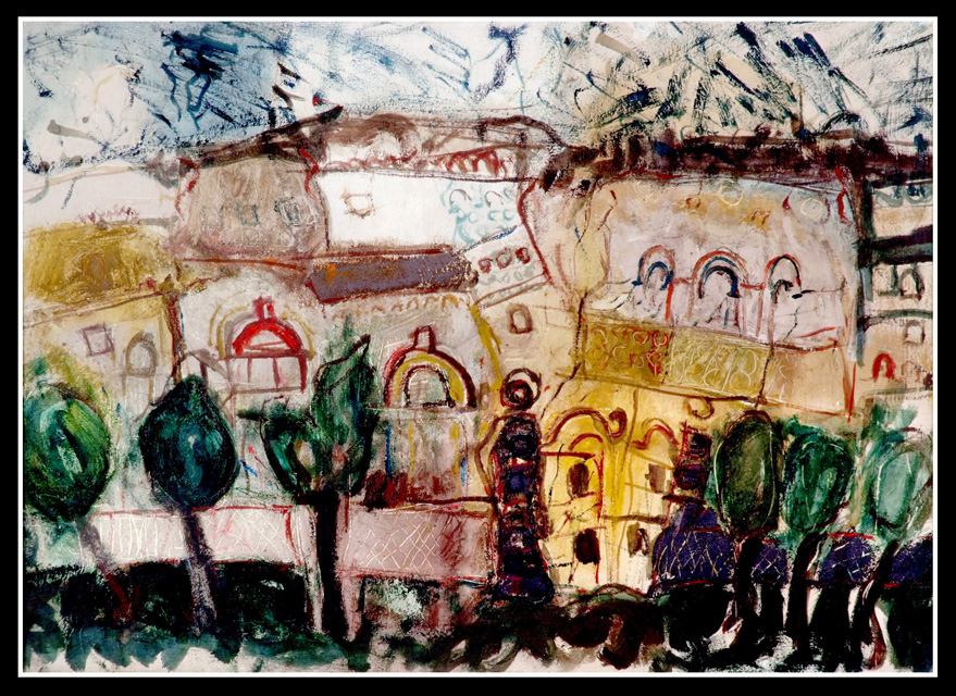 Colline - composizione di case