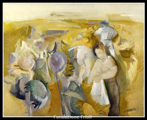 Raccolta di girasoli