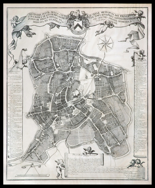 pianta di Udine