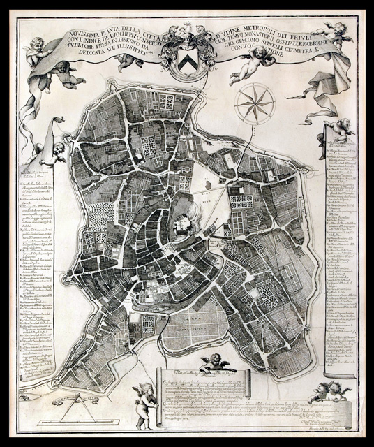 pianta di Udine