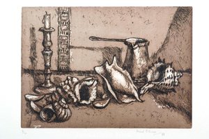 Conchiglie e candeliere