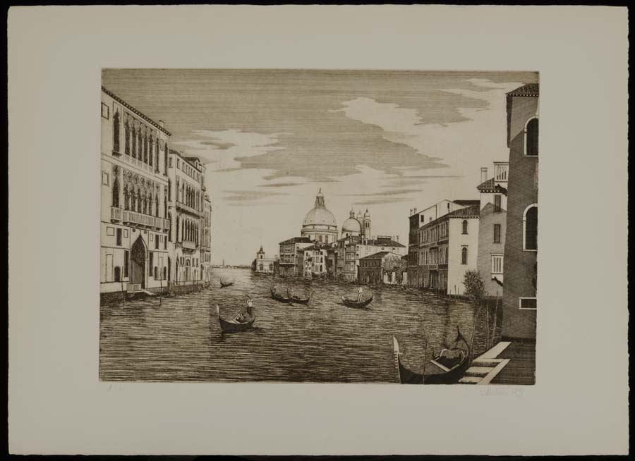Dal ponte dell'Accademia verso la Salute