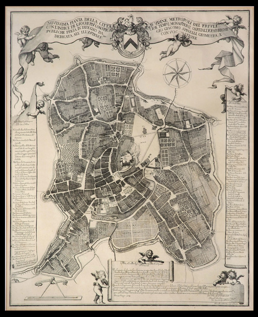 pianta di Udine